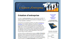 Desktop Screenshot of creation-d-affaires.com